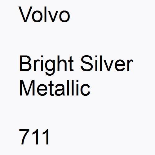 Volvo, Bright Silver Metallic, 711.